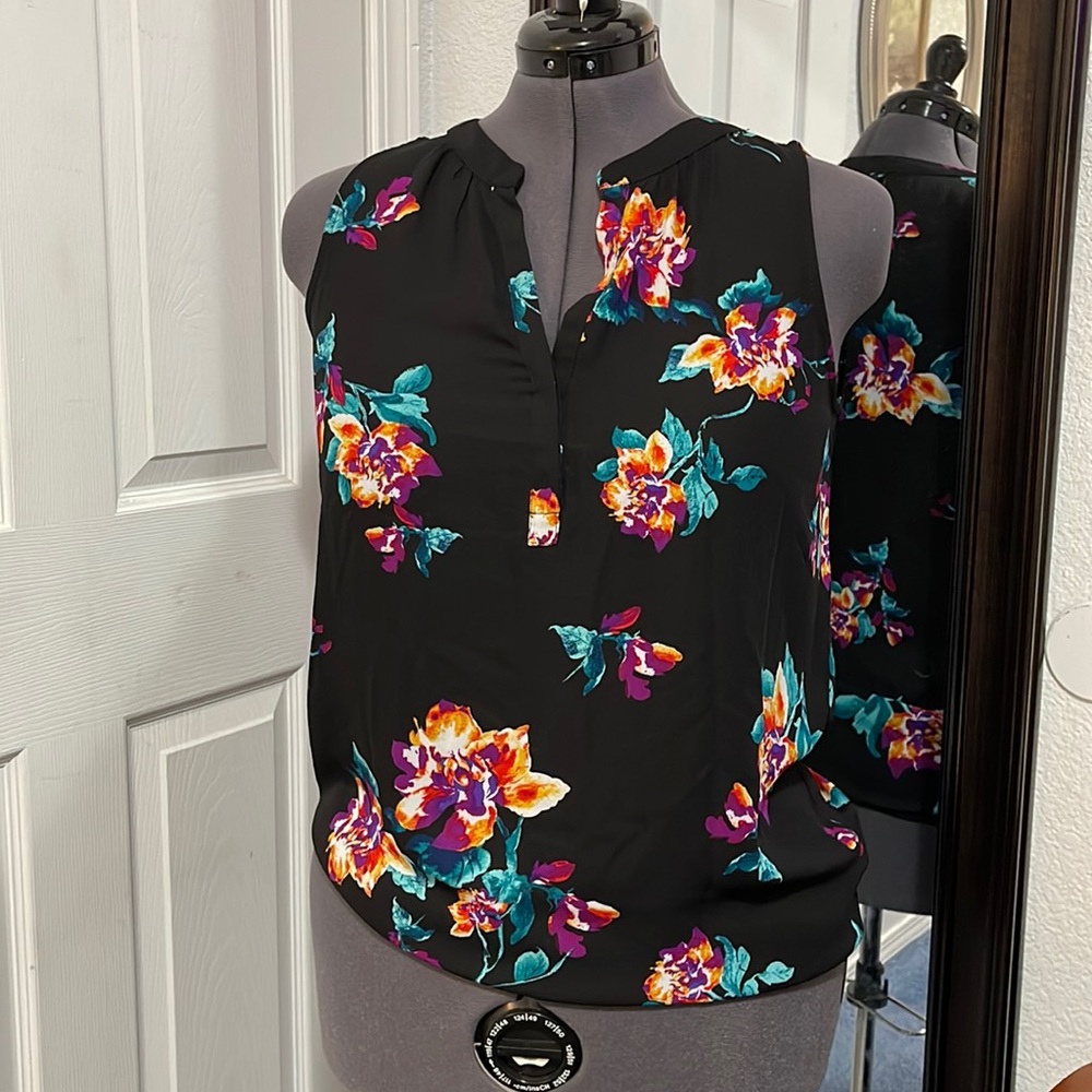Alice Blue XL floral blouse